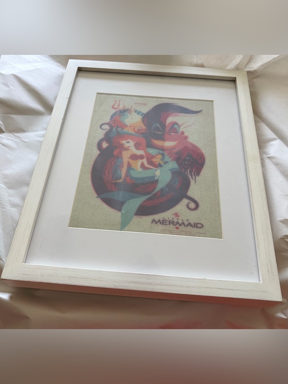 Disney The Little Mermaid Wall Art - Teal, Red, Purple